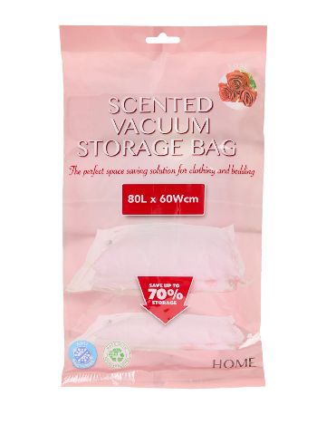 Sac vacuum parfumat HOME, transparent