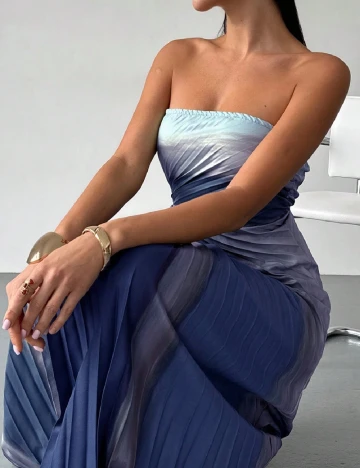 Rochie lunga SHEIN, albastru