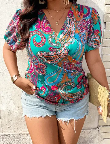 Bluza SHEIN CURVE, mix culori