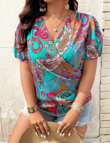 Bluza SHEIN CURVE, mix culori