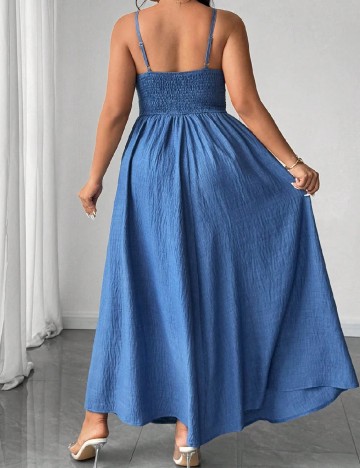 Rochie lunga SHEIN CURVE, albastru