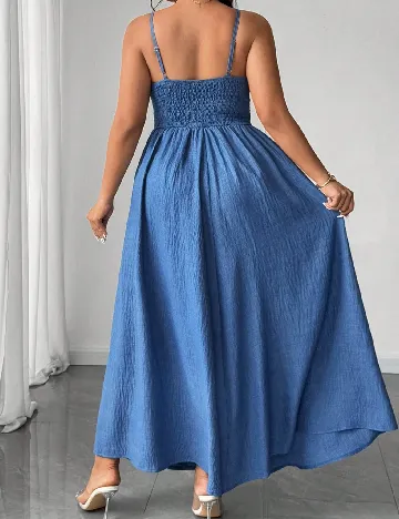 Rochie lunga SHEIN CURVE, albastru