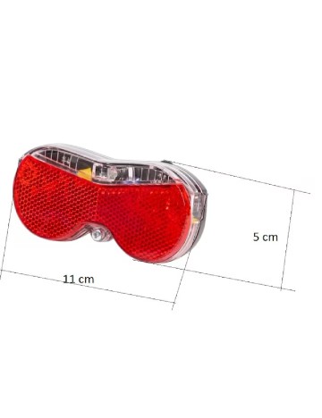 Lumina LED spate bicicleta Walfort, rosu