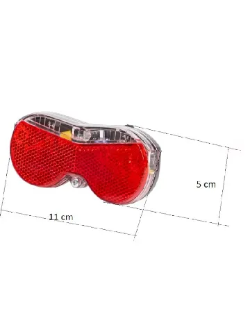 Lumina LED spate bicicleta Walfort, rosu