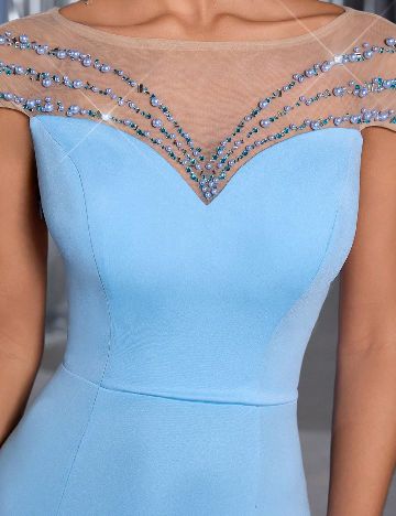 Rochie lunga SHEIN, bleu