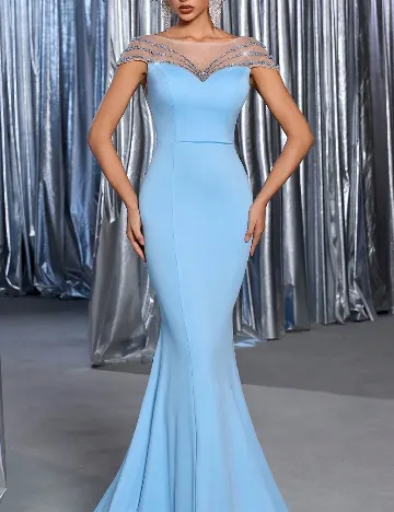 Rochie lunga SHEIN, bleu
