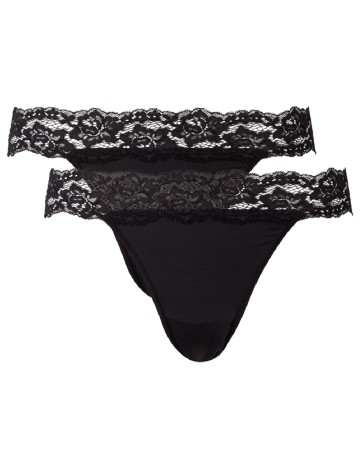 Set chiloti 2 perechi Undies International, negru