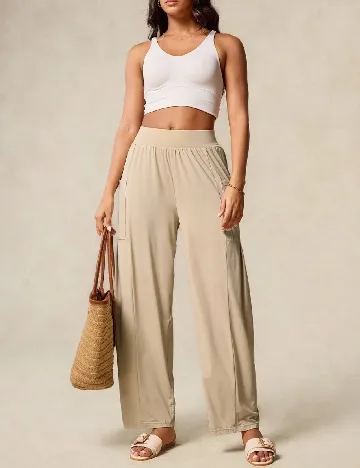 Pantaloni OutZeal, bej