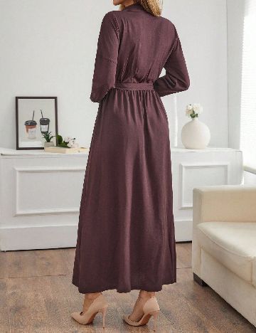 Rochie lunga SHEIN, maro