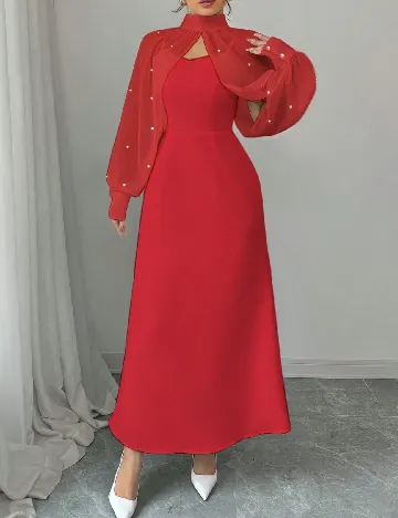 Rochie lunga SHEIN, rosu