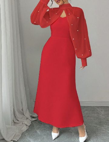 Rochie lunga SHEIN, rosu