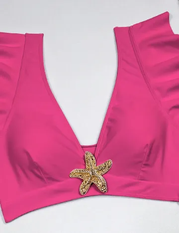 Costum de baie SHEIN, roz