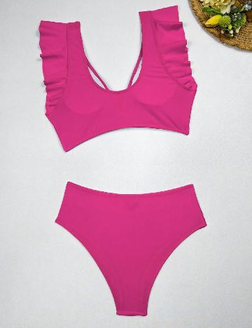 Costum de baie SHEIN, roz