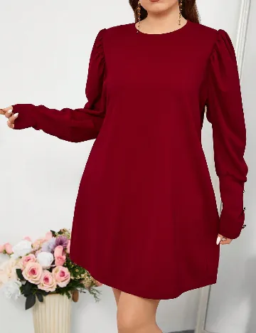 Rochie scurta SHEIN CURVE, rosu