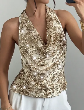 Bluza SHEIN, auriu