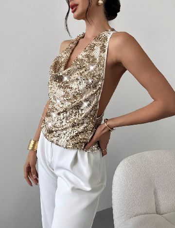 Bluza SHEIN, auriu