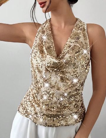 Bluza SHEIN, auriu