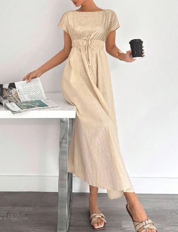 Rochie medie SHEIN, bej