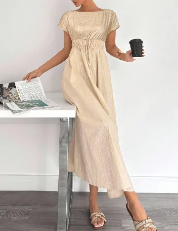 Rochie medie SHEIN, bej