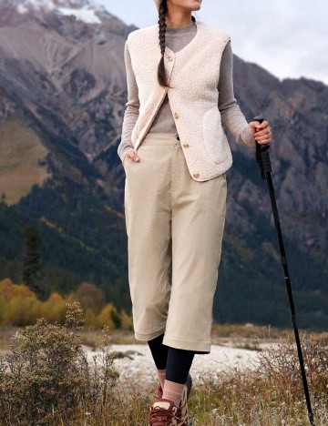 Pantaloni In My Nature, bej