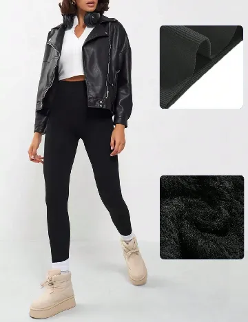 Colanti termici SHEIN, negru