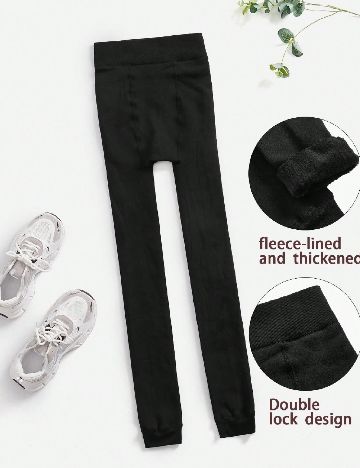 Colanti termici SHEIN, negru