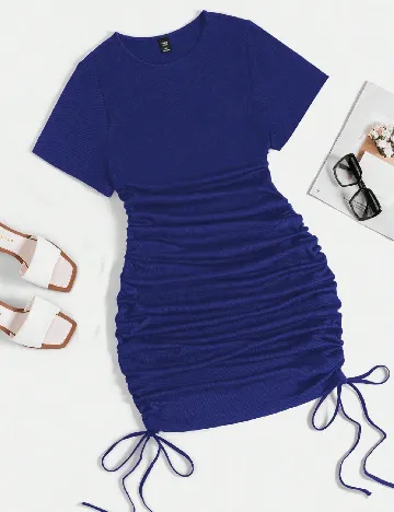 Rochie scurta SHEIN CURVE, albastru