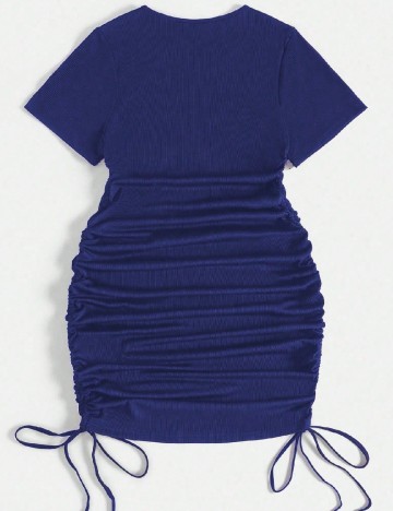 Rochie scurta SHEIN CURVE, albastru