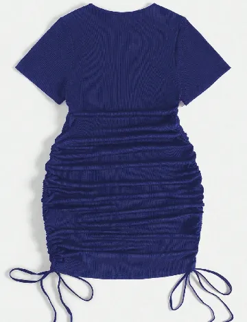 Rochie scurta SHEIN CURVE, albastru