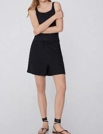 Pantaloni scurti Tezenis, negru