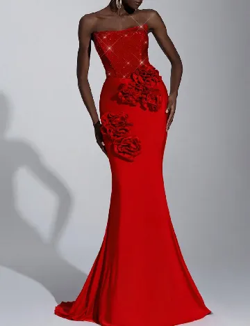 Rochie lunga SHEIN, rosu