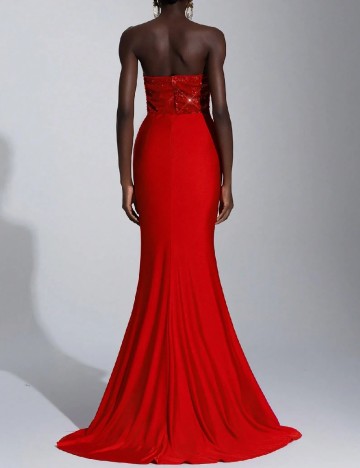 Rochie lunga SHEIN, rosu