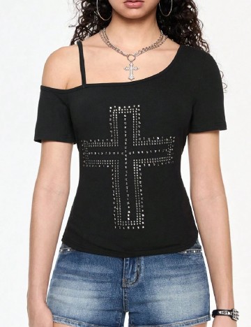 Tricou Romwe, negru