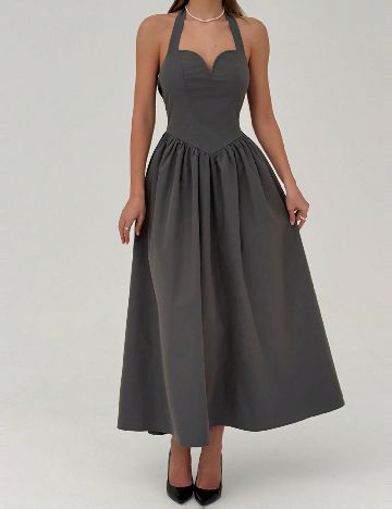 Rochie lunga SHEIN, gri