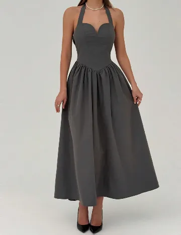 Rochie lunga SHEIN, gri