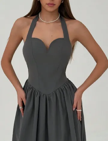 Rochie lunga SHEIN, gri