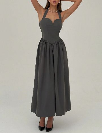 Rochie lunga SHEIN, gri