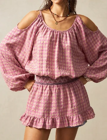 Rochie scurta SHEIN, roz