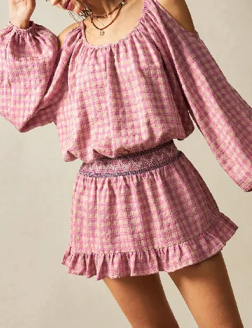 Rochie scurta SHEIN, roz