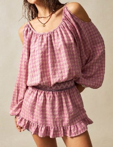 Rochie scurta SHEIN, roz