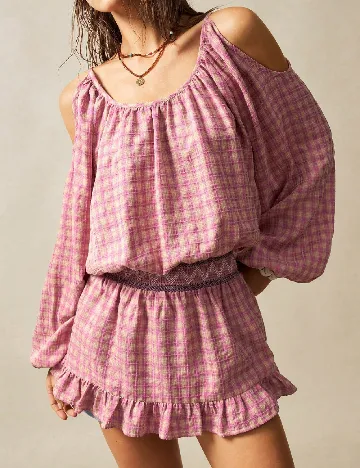 Rochie scurta SHEIN, roz