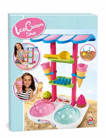 Set gelaterie din plastic ACTION, mix culori