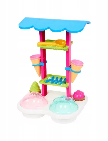 Set gelaterie din plastic ACTION, mix culori