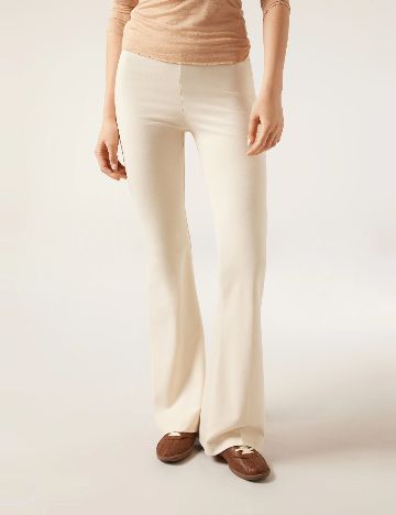 Pantaloni Calzedonia, crem