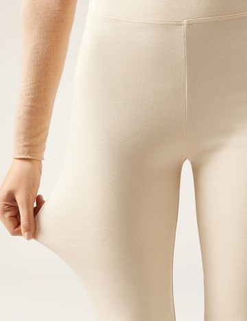 Pantaloni Calzedonia, crem