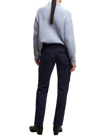 Pantaloni Mango, bleumarin inchis