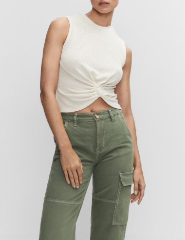Blugi Mango, verde