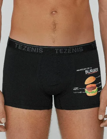 Boxeri Tezenis, negru