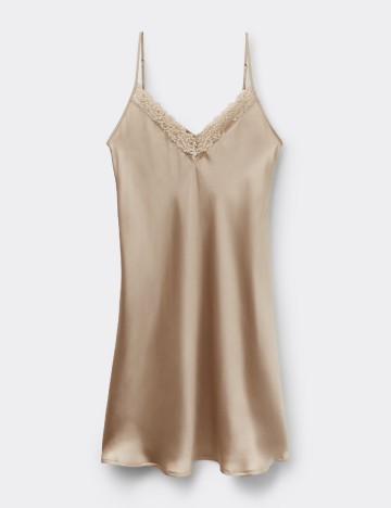 Rochie scurta Intimissimi, maro deschis