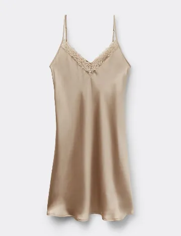Rochie scurta Intimissimi, maro deschis